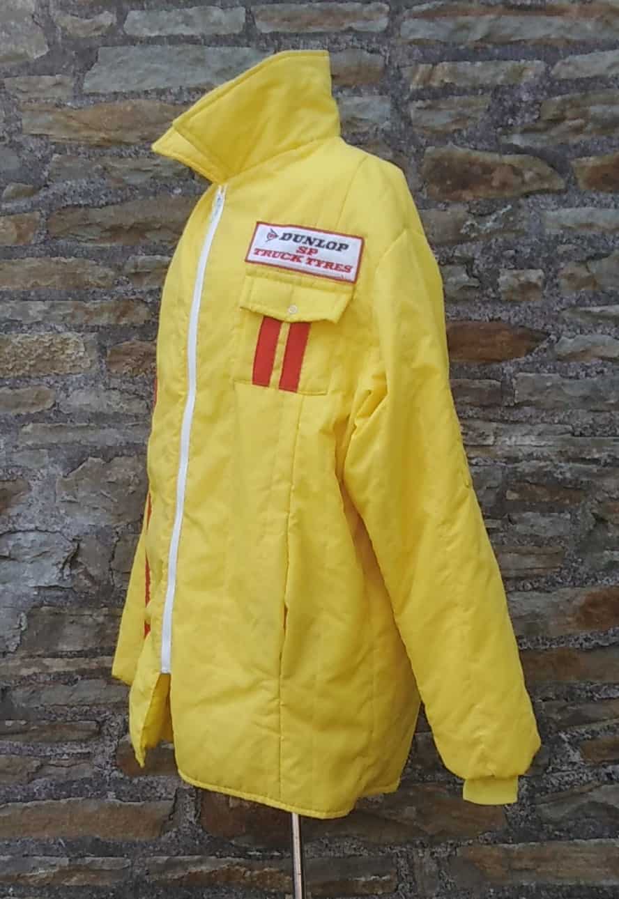 Vintage Dunlop SP Truck Tyres Branded Nylon Jacket
